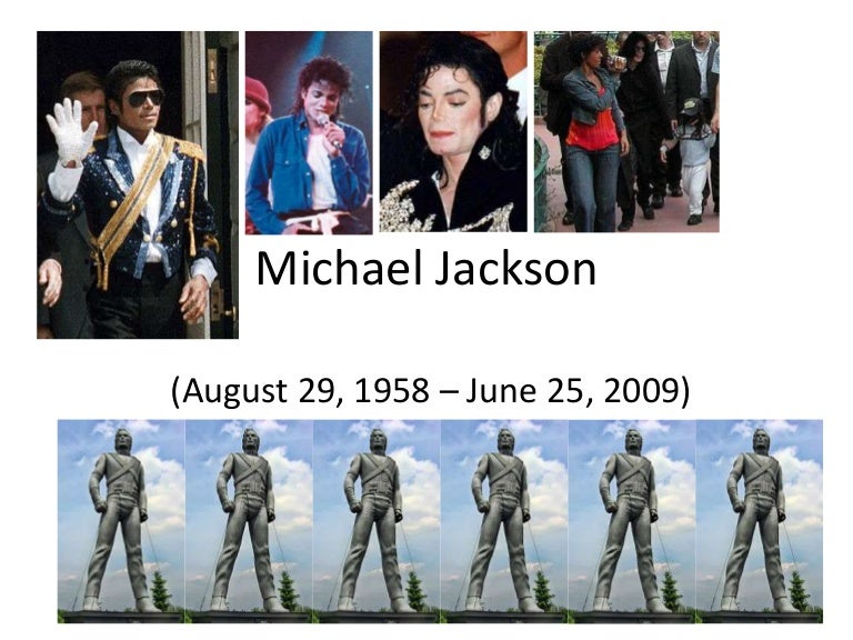 Michael jackson presentation