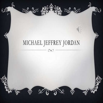 Michael jeffrey jordan