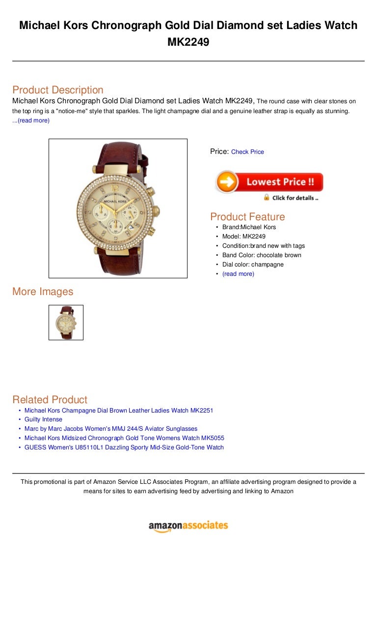 michael kors watch mk2249