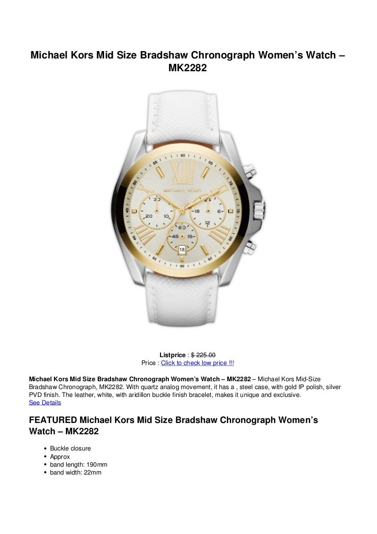 michael kors bradshaw buckle