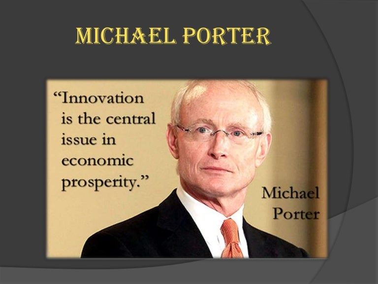  Michael porter meaning