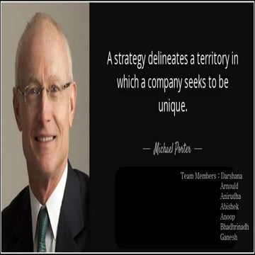 Michael porter and his contributions to management