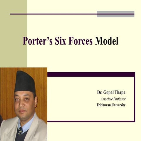 Michael Porter Five Forces Model for Competitive Analysis