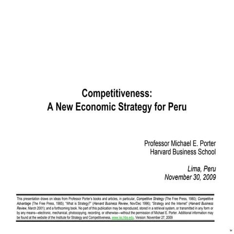 Michael Porter - Peru