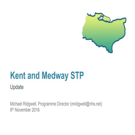 Transforming Health and Social Care in Kent