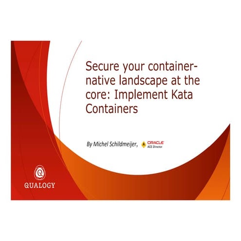 stackconf 2020 | Replace your Docker based Containers with Cri-o Kata Contain...