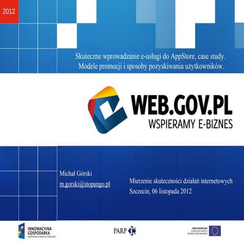 Stopango - case study wprowadzania do AppStore