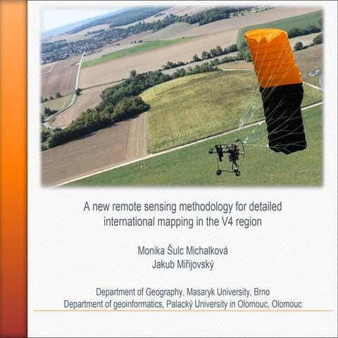 A new remote sensing methodology for detailed international mapping in the V4...