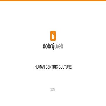 Michal Mládek: Human centric culture (UX a digitální inovace)