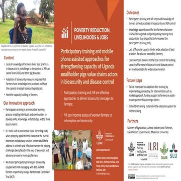 Participatory training and mobile phone assisted approaches for strengthening...