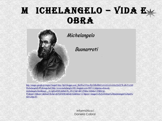 Michelangelo - vida e obra