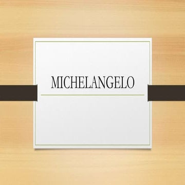 Michelangelo