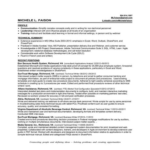 Mark Grohman Resume with Recommendation | DOCX