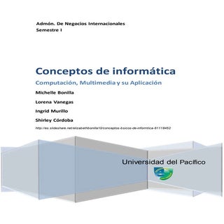 CONCEPTOS DE INFORMÁTICA