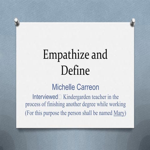 Empathize and Define - Vinicius Cohin | PDF