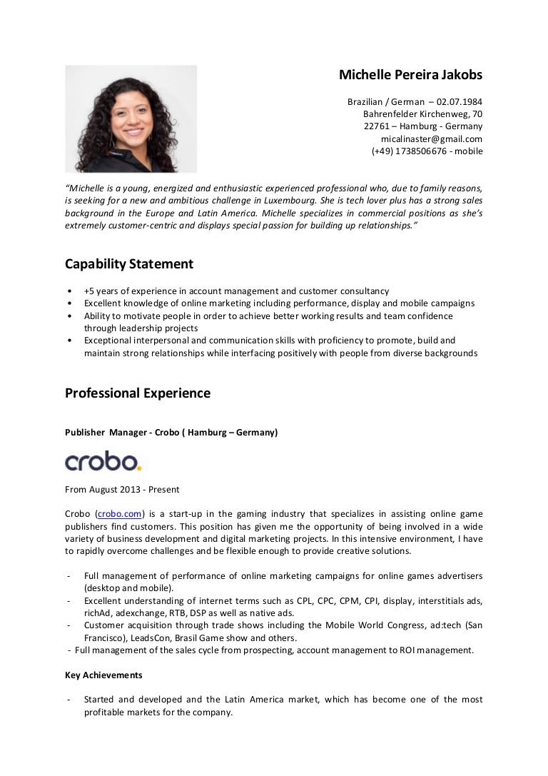 my cv