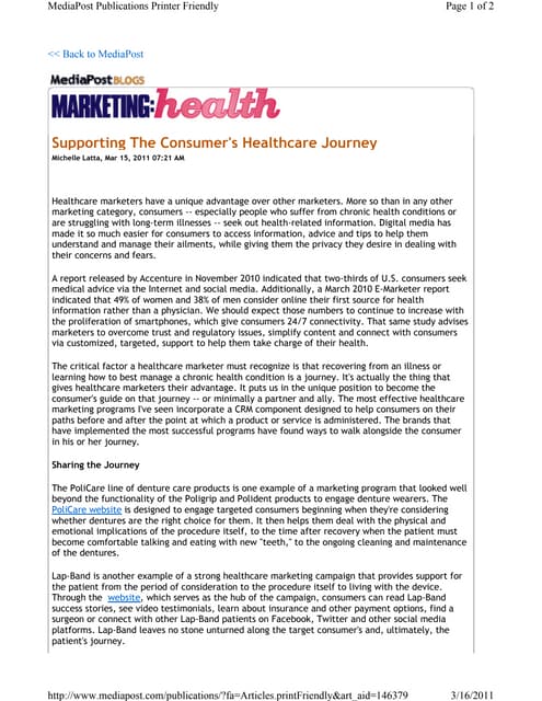 Michelle latta supporting the consu...