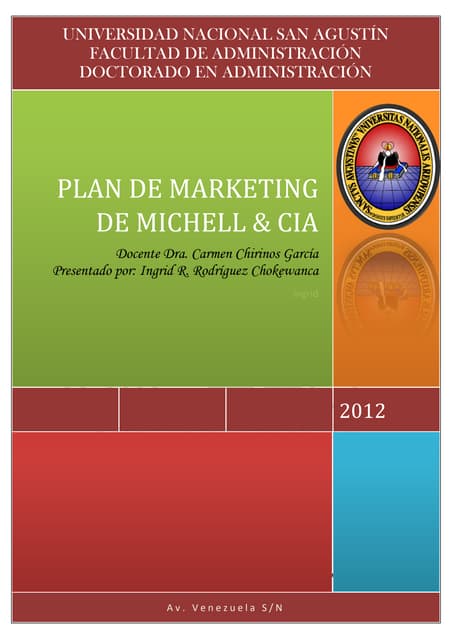 Michell plan de marketing