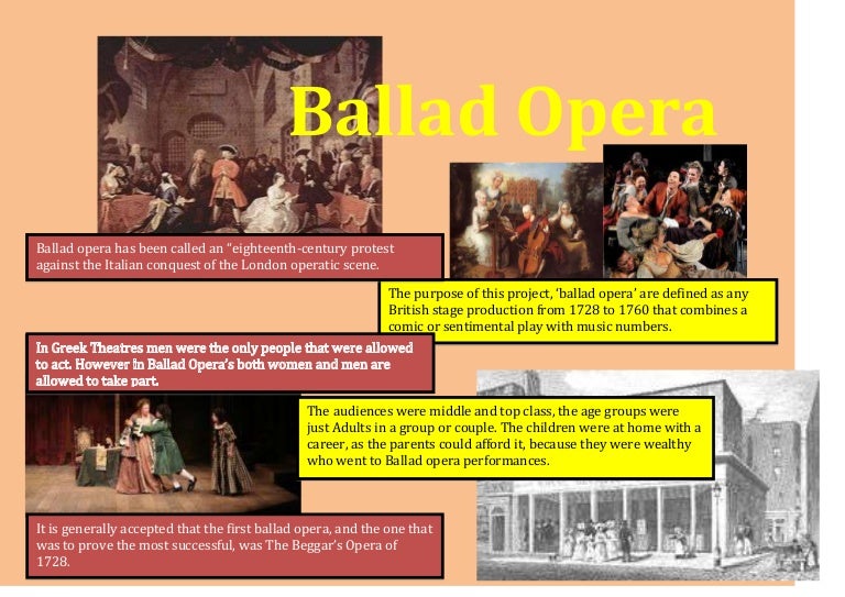 Ballad Opera Poster