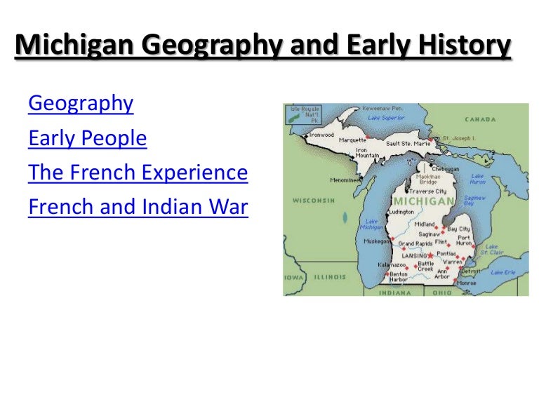 Michigan early history