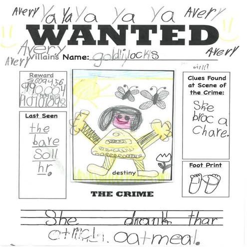 WANTED Posters - Mrs. Michlig's Class
