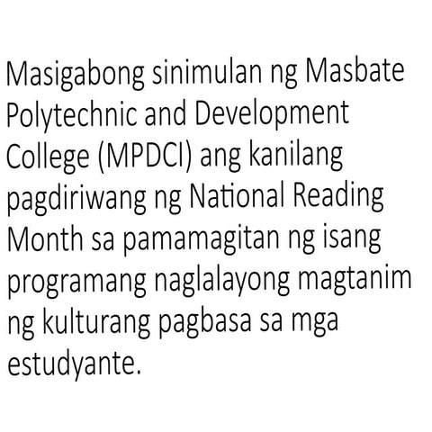 Sample reporting (Publication of the School)