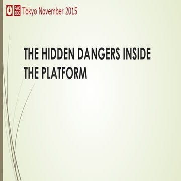 Mickey,  threats inside your platform final