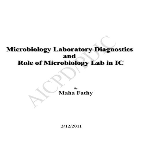 Mic lab diag and role in ic