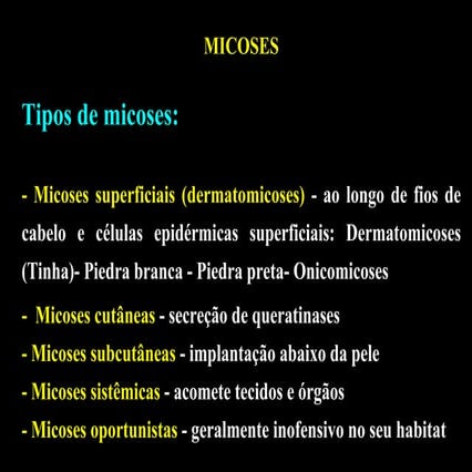 Micoses | PPT