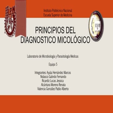 Principios del Diagnostico Micologico