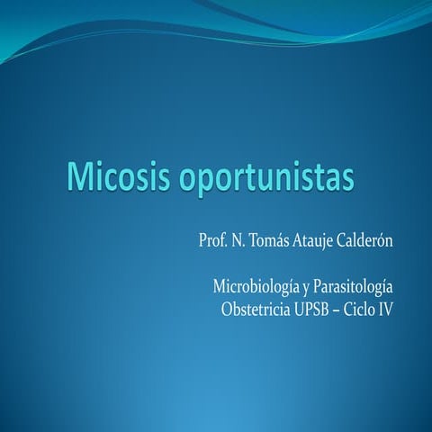 Micosis oportunistas