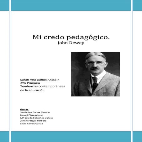 Mi credo pedagogico