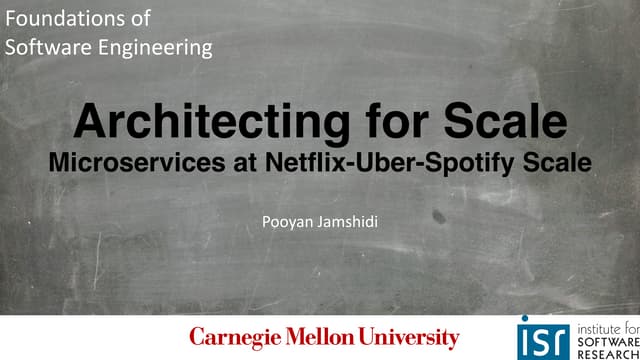 Architecting for Scale