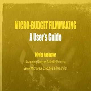 usheru Film Hack no. 2 - Micro-budg...