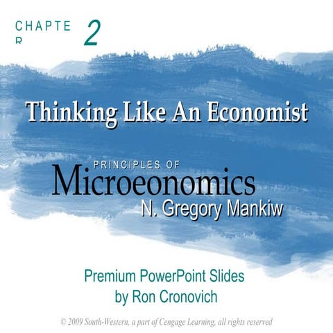 Principles of economics (Chapter 2)