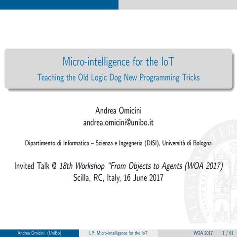 Micro-intelligence for the IoT: Teaching the Old Logic Dog New Programming Tr...