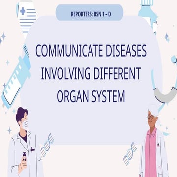 Micro-Para Report - Communicate Diseases Involving different organ System.pptx