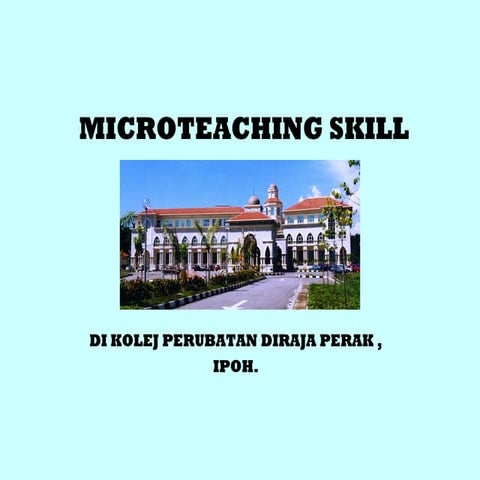 Micro skill teaching