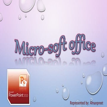Micro soft office