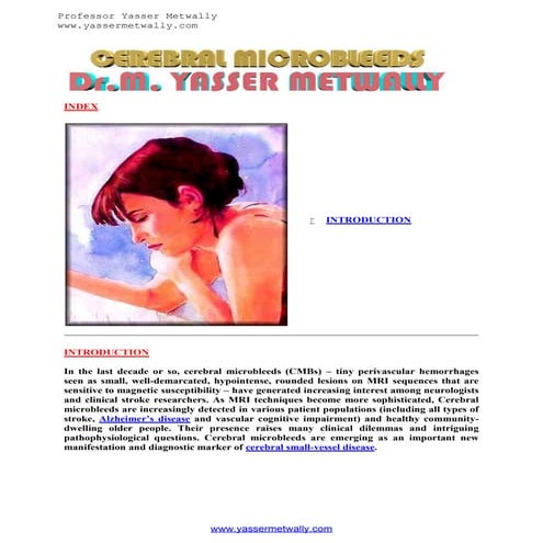 Radiological pathology of cerebral microbleeds