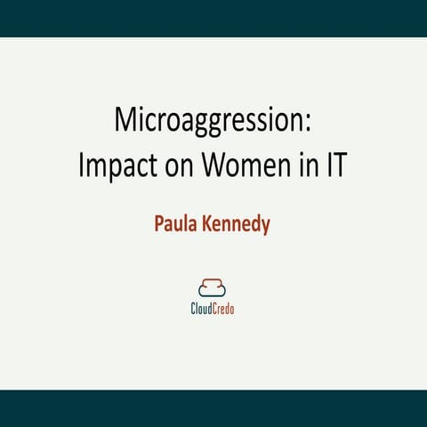 Microaggression | PDF