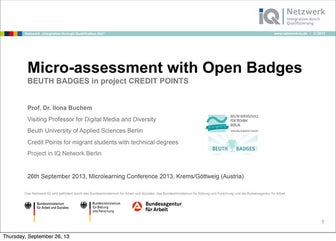 Micro-assessment with Open Badges