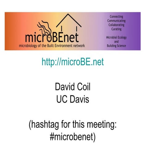 microBEnet presentation, Boulder, Oct 2012