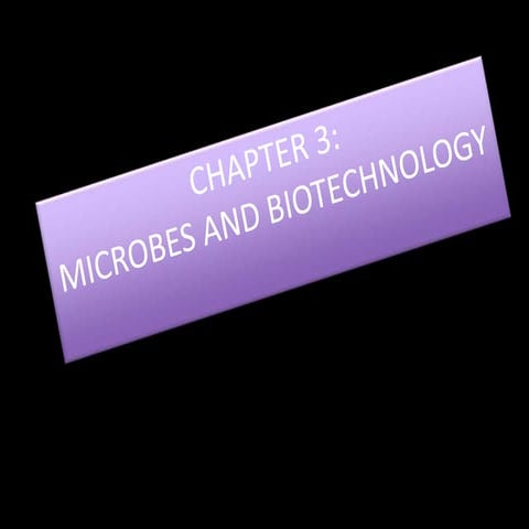 Option F. Microbes and biotechnology