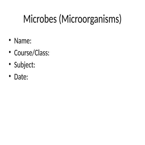 science PPT on microorganisms for grade 5.pptx