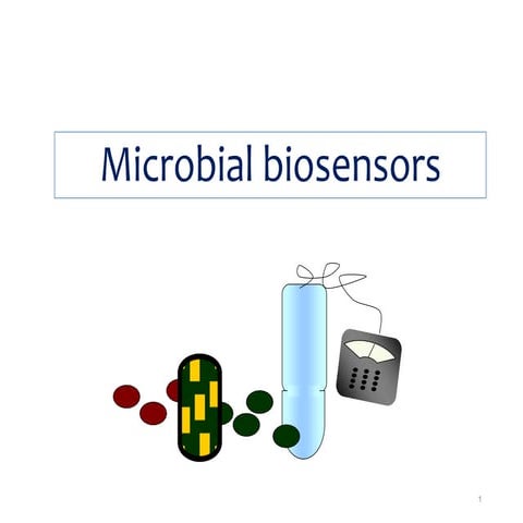 Environmental Biotechnology Topic:- Microbial Biosensor