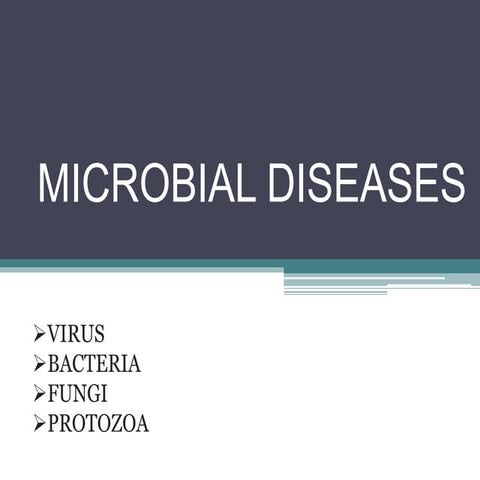 MICROBIAL DISEASE | PPTX