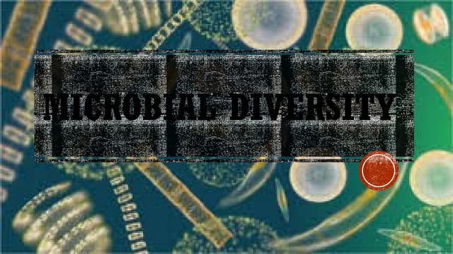 microbial diversity final presentation,  for the total  environmental analysis.