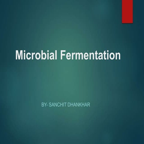 Microbial fermentation- Pharmaceutical Microbiology