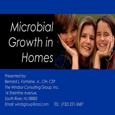Microbial growth in homes | PPT